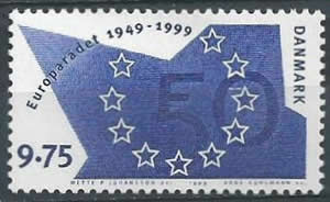 50ème anniversaire du conseil de l'Europe  Danemark
