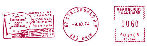 EMA 25e anniversaire du Conseil de l'Europe T 2829