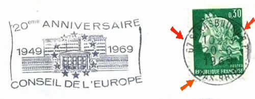 OMEC avec code postal 20ème anniversaire