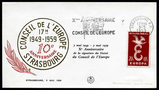 OMEC 10ème anniversaire du Conseil de l'Europe