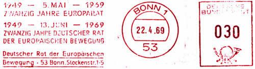 EMA Conseil de l'Europe 20ème anniversaire Bonn