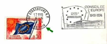 OMEC 25ème anniversaire du Conseil de l'Europe Strasbourg RP