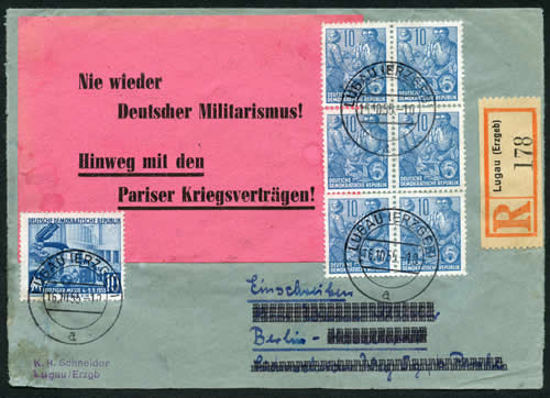 Campagne en RDA contre les accords de Paris