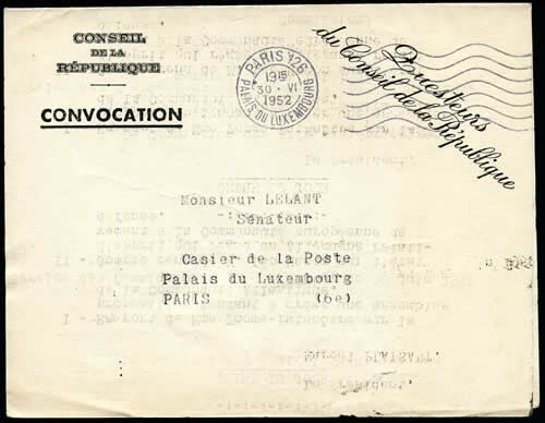 Convocation du sénat