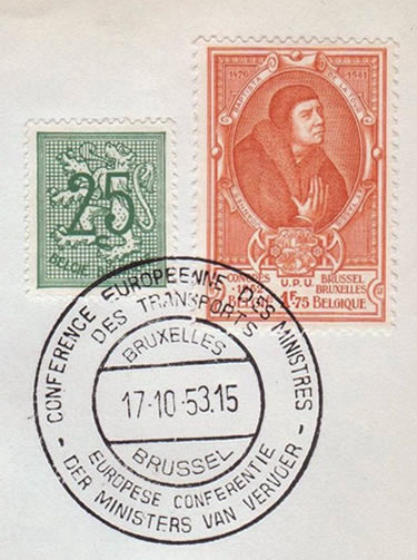 Conférence Européenne des Transports Bruxelles 1953