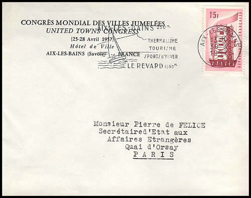 Lettre à entête du Congrès