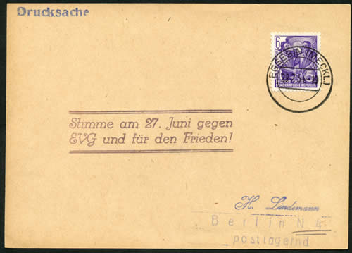 RDA Vote contre la CED