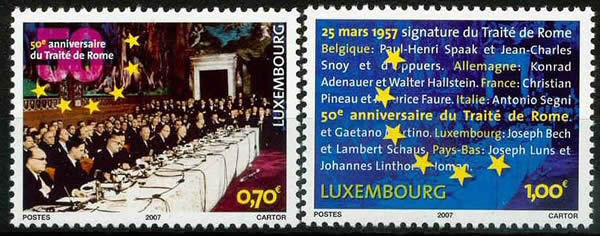 Salle du Traité et liste signataires