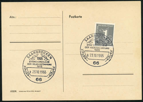 10ème anniversaire du référendum en Sarre