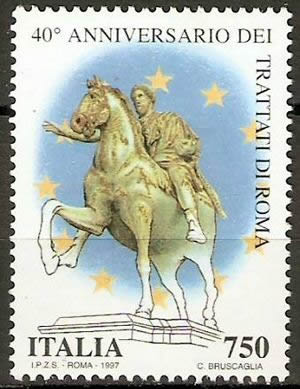 40ème anniversaire du traité de Rome italie