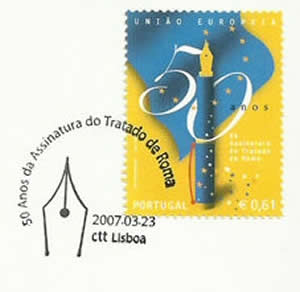 50ème anniversaire de la signature du Traité de Rome Portugal