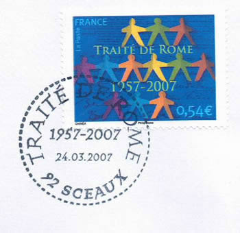 50ème anniversaire du traité de Rome Sceaux