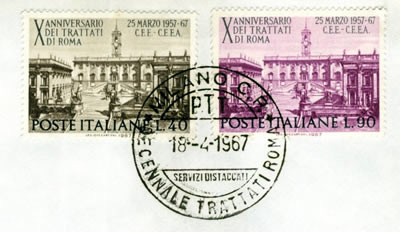 10ème anniversaire du Traité de Rome Milan