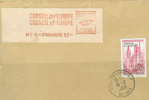affranchissement mixte du Conseil de l'Europe pour l'étranger