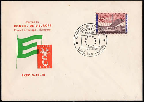 Jurnée du Conseil de l'Europe Bruxelles 1958