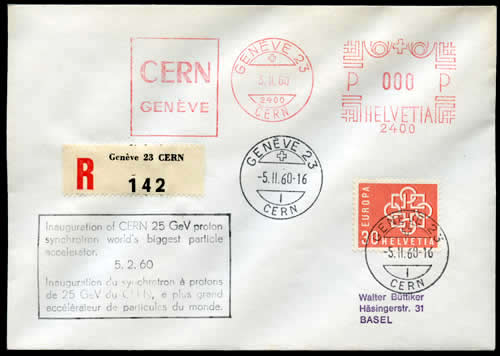 CERN inauguration du Synchrotron
