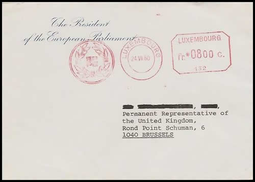 EMA Luxembourg hasler 132 1980