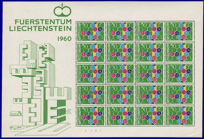 Bloc Europa Liechstentein1960