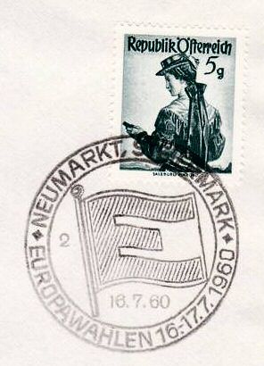 Elections Européennes neumarkt juillet 1960