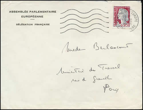 Délégation française à l'assemblée parlementaire européenne