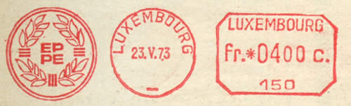 EMA Parlement Européen Hasler 150 1973