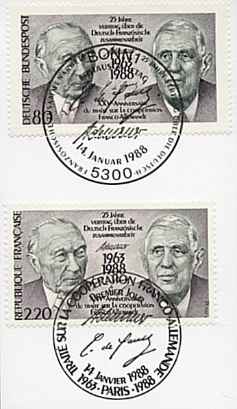 25ème anniversaire du traité franco-allemand