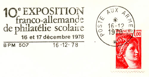 10e exposition de philatélie scolaire