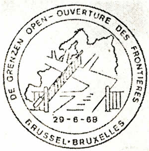 Oblitération temporaire pour l'ouverture des frontières