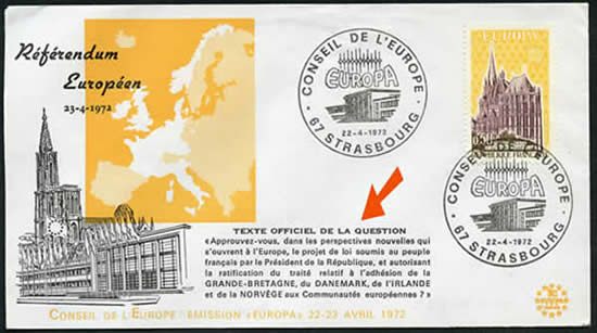 FDC Référendum 1972