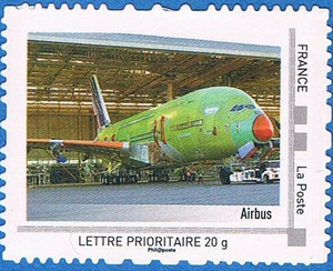 Timbre personnalisé Airbus