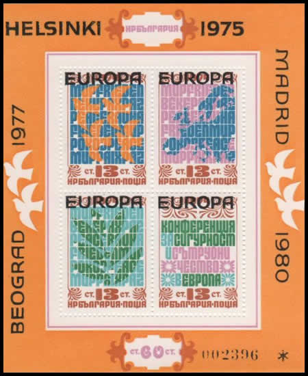 Bloc de 1974 surchargé