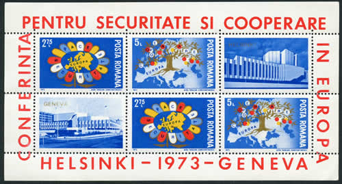 Bloc-feuillet de Roumanie