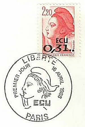 FDC timbre avec faciale en Ecu