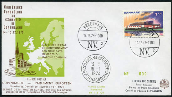 Sommet de Copenhague décembre 1973