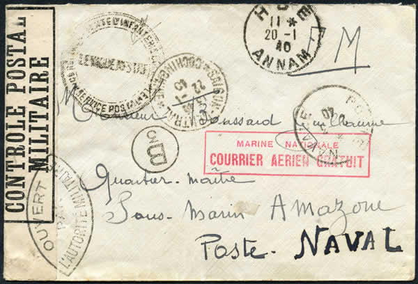 Lettere en franchise aérienne totale