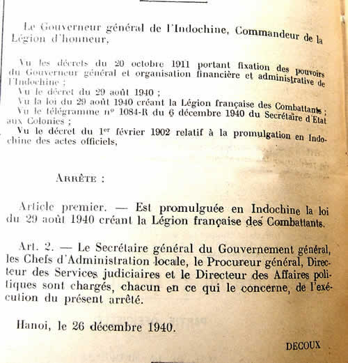 Légion Française des Combattants 1