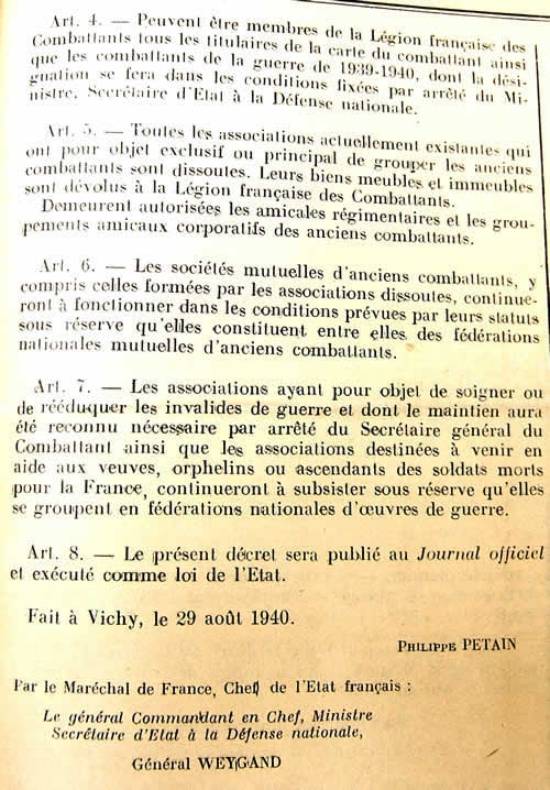 Légion Française des Combattants 3