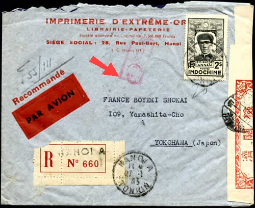 LR par avion pour le Japon