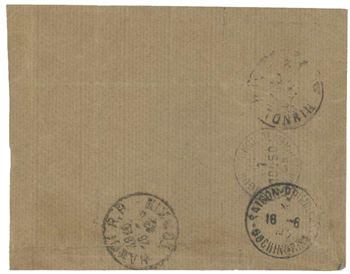 6ct poste rurale cambodge verso