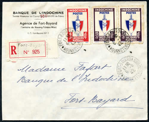 Lettre recommandée de Kouang-Tchéou