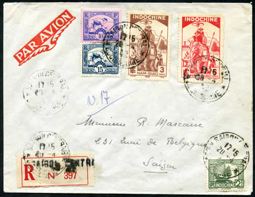 Lettre recommandée affranchie à 36 cts