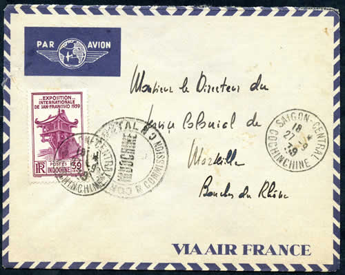 Lettre avion 39 cts