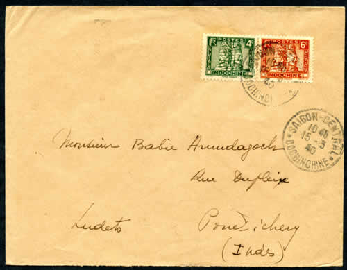 Lettre de saigon à Pondichery