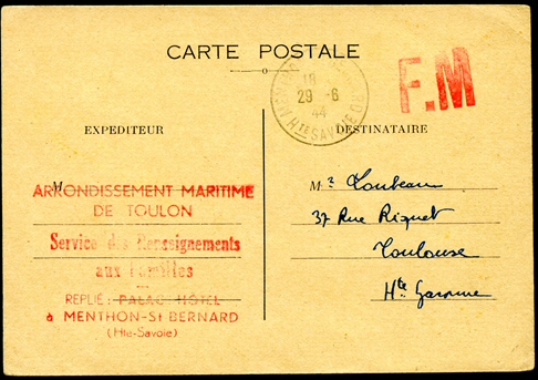 Message envoyé de Menthon St Bernard