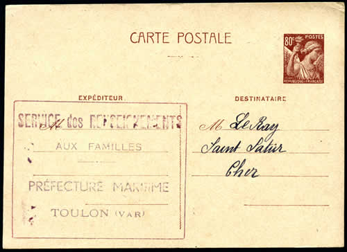 Message radio de Haiphong transmis par Toulon