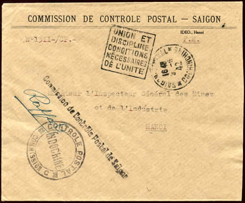 Daguin "Union et Discipline..." saigon