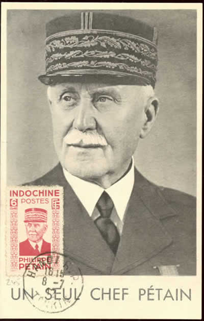 Carte maximum  Pétain