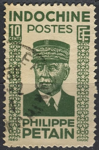 Pétain timbre authetique