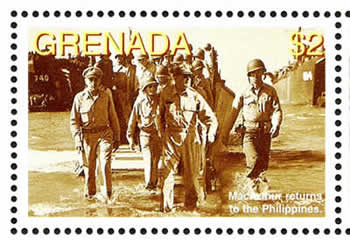 Retour de Mc-Arthur aux Philippines