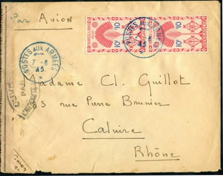 POSTES AUX ARMEES et censure